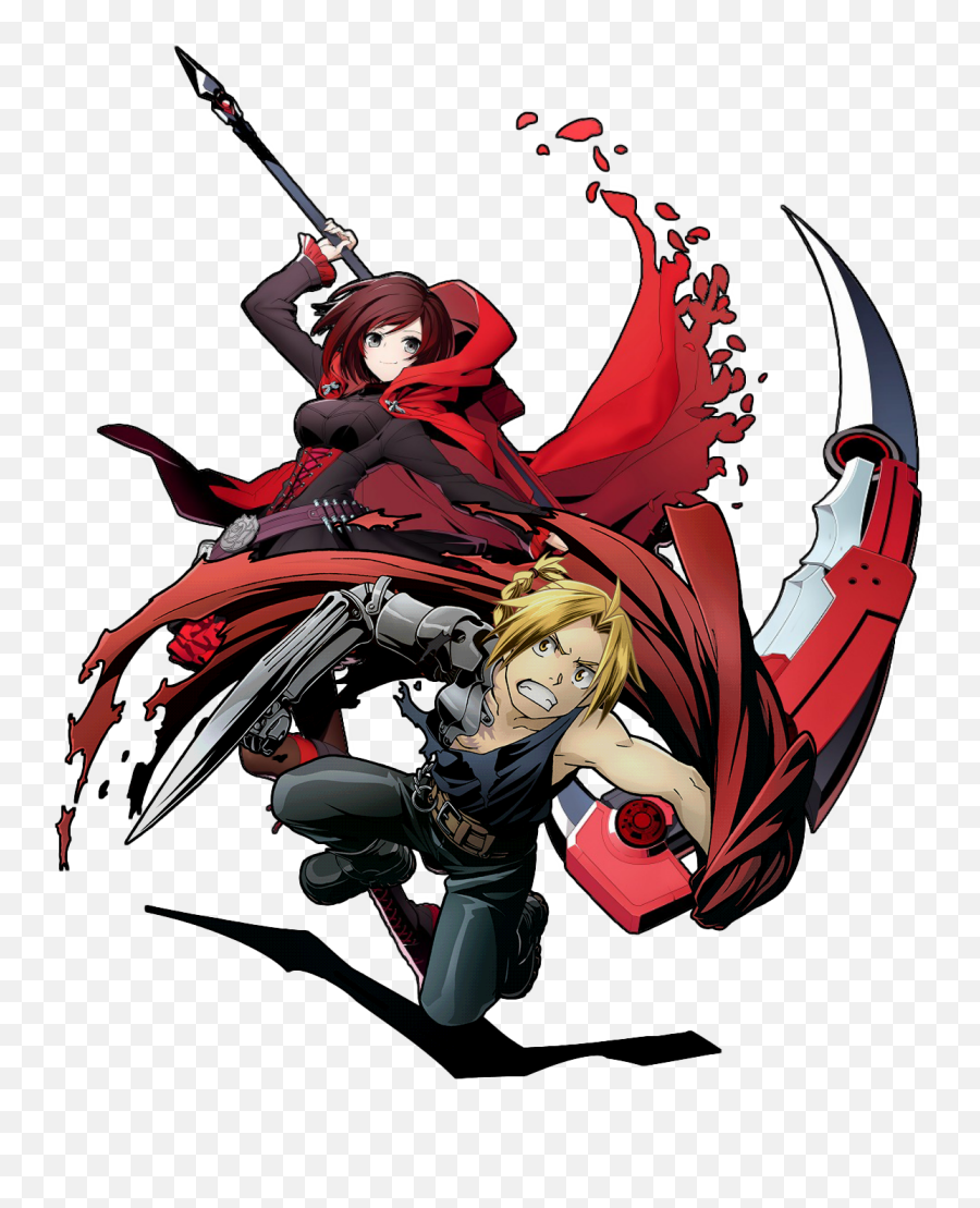 Scan Battle - Rwby Ruby Rose Png,Edward Elric Png