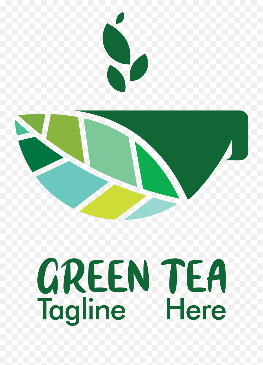 Green Tea Company Logo Vector - Vertical Png,Marine Logo Vector