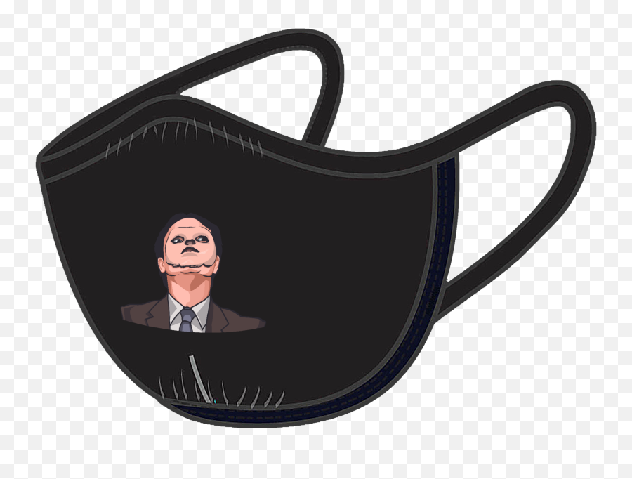 Dwight Schrute Cpr Mask Face - Gildan Kids Mask Png,Dwight Schrute Transparent