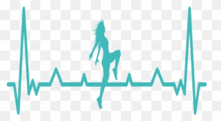 Heartbeat With Freestyle Dancer - Transparent Png U0026 Svg Batimento Cardiaco Cavalo Png,Heartbeat Transparent