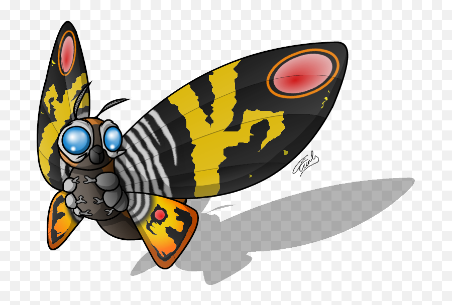 Kaiju Battle Saturday Showcase Cool Mothra Artwork - Mothra Png,Kaiju Logo