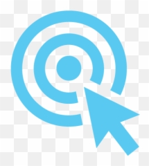 Download Free Icons Png - Blue Transparent Background Target