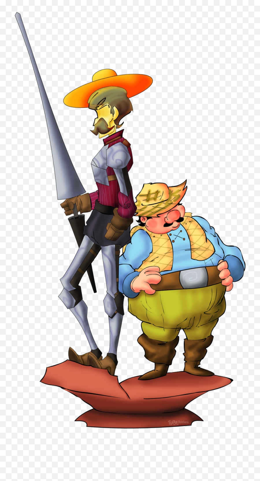 Don Quijote De La Mancha By Tindyflow - Don Quijote De La Don Quijote De La Mancha Clipart Png,Mancha Png