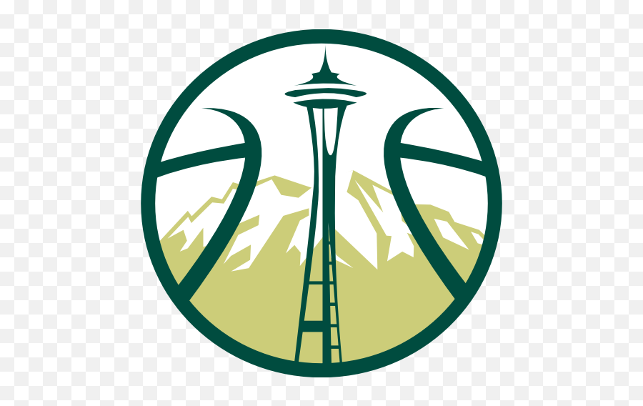 Seattle Basketball Logo - Basketball Space Needle Png,Space Needle Logo