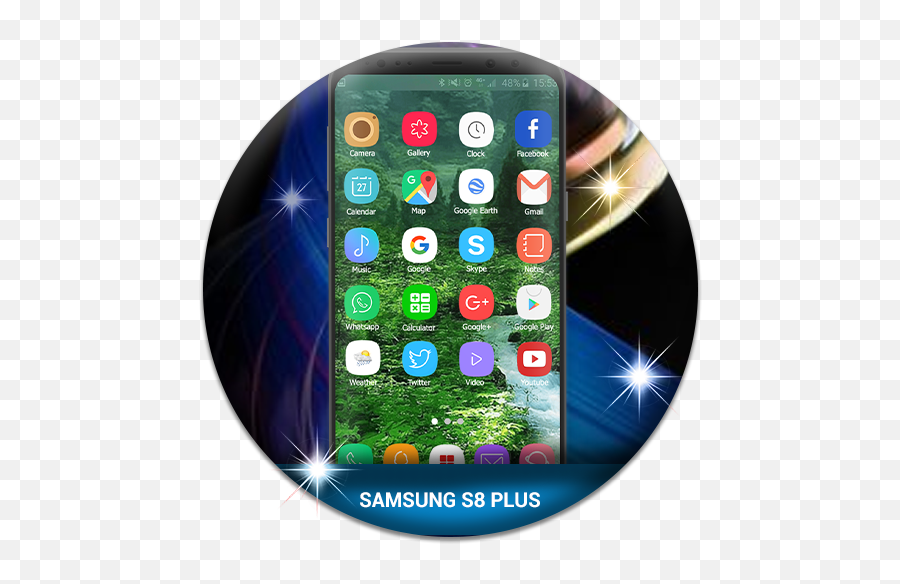 Google Play U2013 Theme For Samsung S8 Plus - Technology Applications Png,Galaxy S7 Icon Size