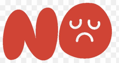 No Sad Face Inside In Red Bubble Letters Gif - No Dot Png,Icon Sad Twitter