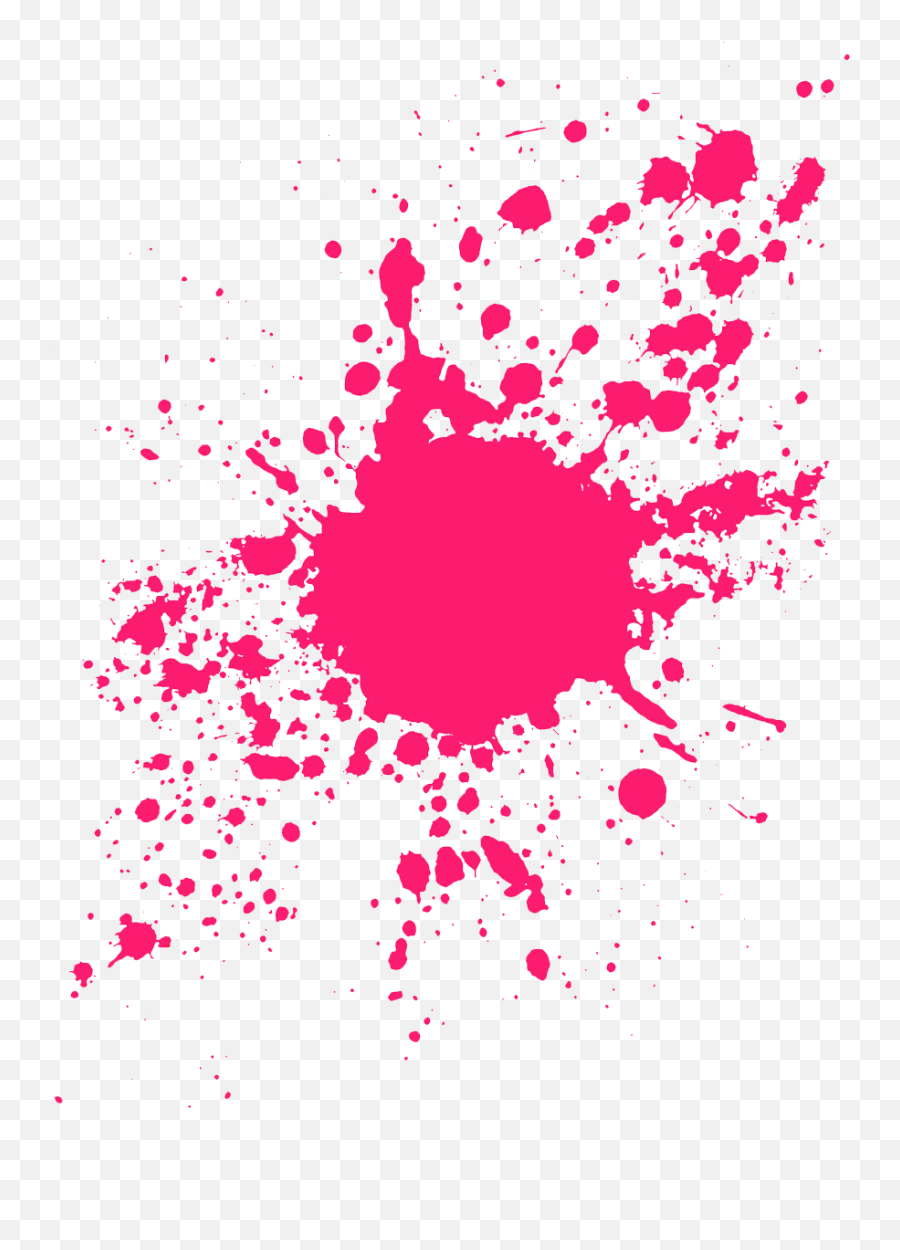 Pink Paint Splat Png Free - Pink Paint Splatters Png,Paint Splat Png