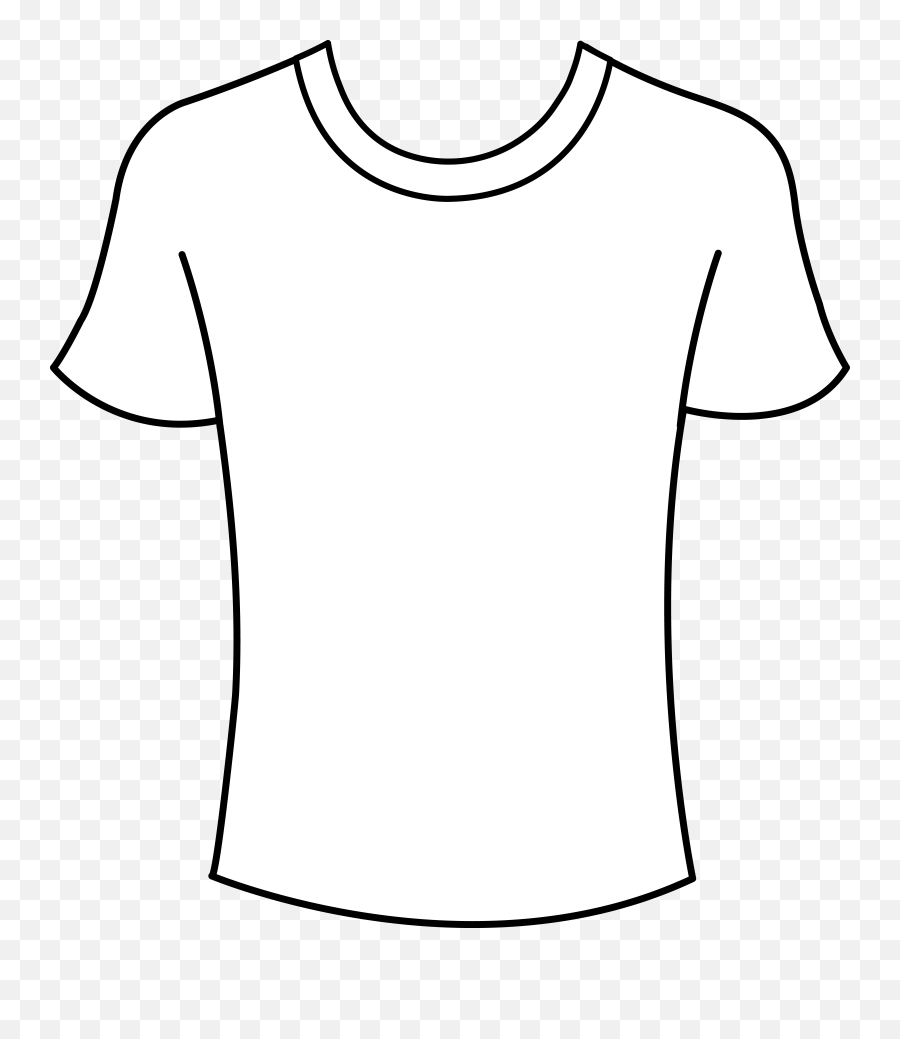 T - Transparent T Shirt Clipart Png,White T Shirt Transparent