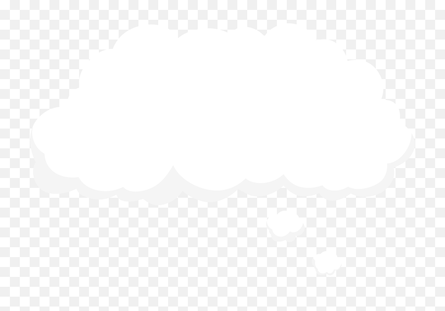 Free Png Clouds Clipart Image - Cloud Speech Bubble Png,Cartoon Bubble Png