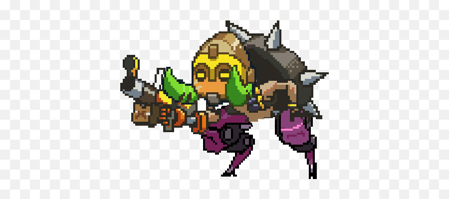 A True Pixel Monster Worthy Of Any - Transparent Background Overwatch Gif Png,Overwatch Halloween Icon