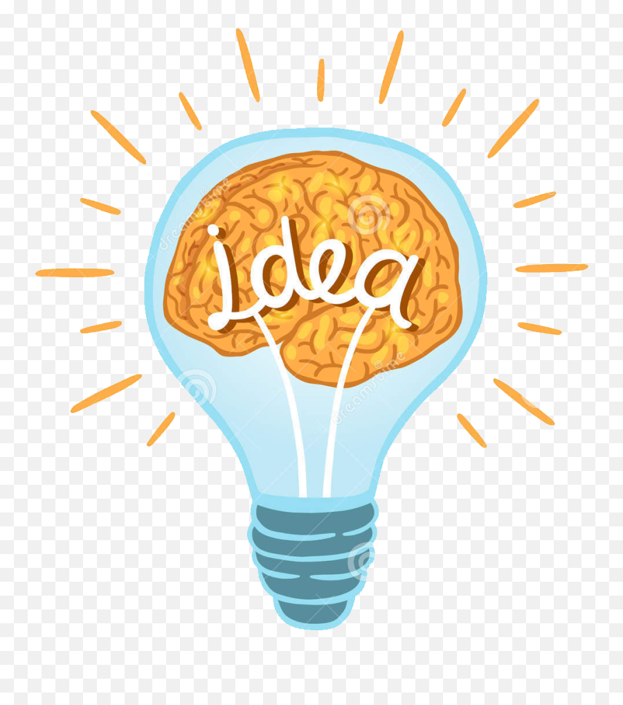 Download Creative Idea Icon Png - Brain Png Png Creative Clipart Light Bulb,Idea Icon Png