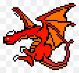 Pixel Art Gallery - Red Dragon png