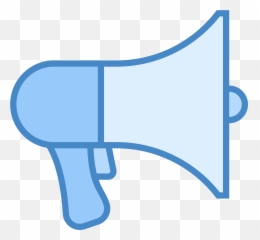 This Is A Megaphone - Advertising Icon Blue 1600x1600 Clipart Png