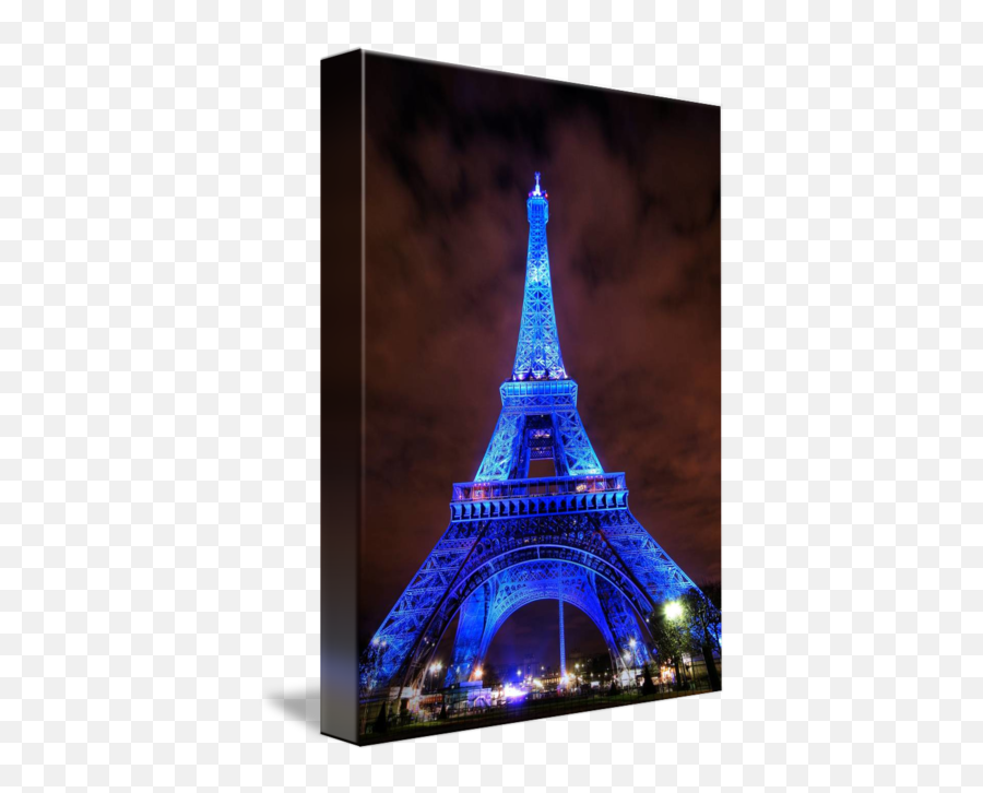 Eiffel Tower By Night Lisa Kimberly - Eiffel Tower Png,Eiffel Tower Icon For Facebook