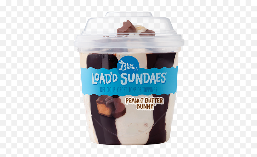 Loadu0027d Sundaes Peanut Butter Bunny - Blue Bunny Blue Bunny Load D Sundaes Png,Peanut Butter Jelly Time Buddy Icon