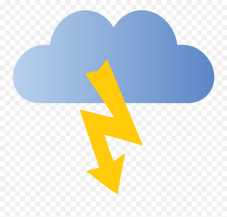 Free Lightning Cloud 1192732 Png With Transparent Background - Nube Y Rayo Png,Stormy Weather Icon
