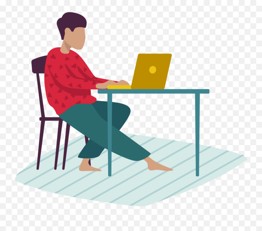 Global Book Alliance - Man Using Laptop Vector Png,Gba Png