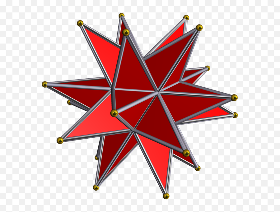 Great Stellated Dodecahedron - Wikipedia Great Stellated Dodecahedron Png,Icosahedron Icon