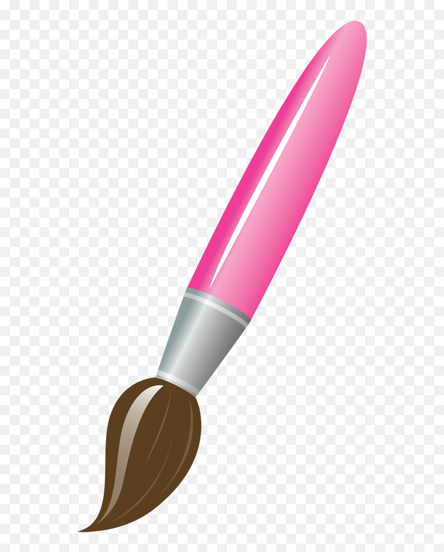 Clip Art - Paint Brush Clip Art Pink Png,Paintbrush Clipart Transparent