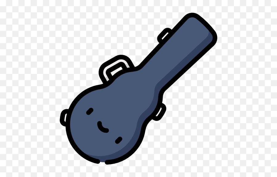 Guitar Case - Free Music And Multimedia Icons Guitar Case Cartoon Png,Cartoon Guitar Png