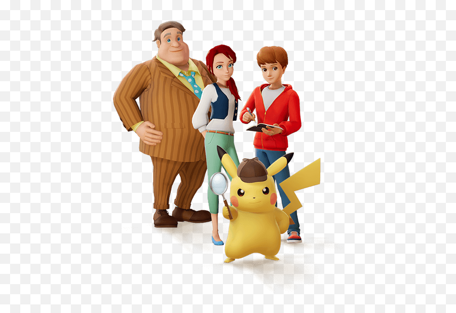 Detective Pikachu - Tim And Emilia Detective Pikachu Png,Detective Pikachu Logo Png