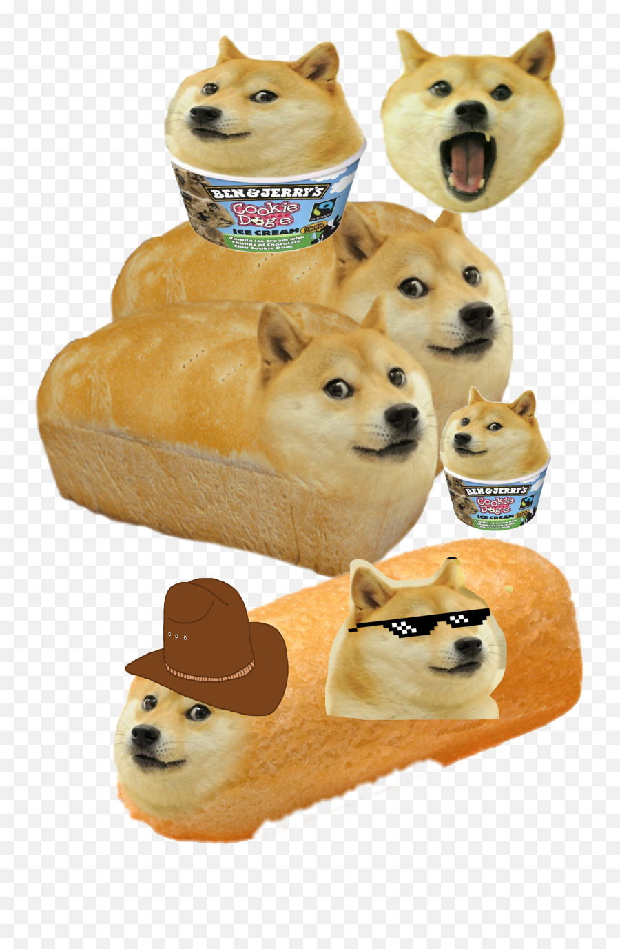 Doge Sticker Antsaplays Png Cookie Doge Toast Free Transparent Png Images Pngaaa Com - doge in a cookie doge roblox doge meme on meme