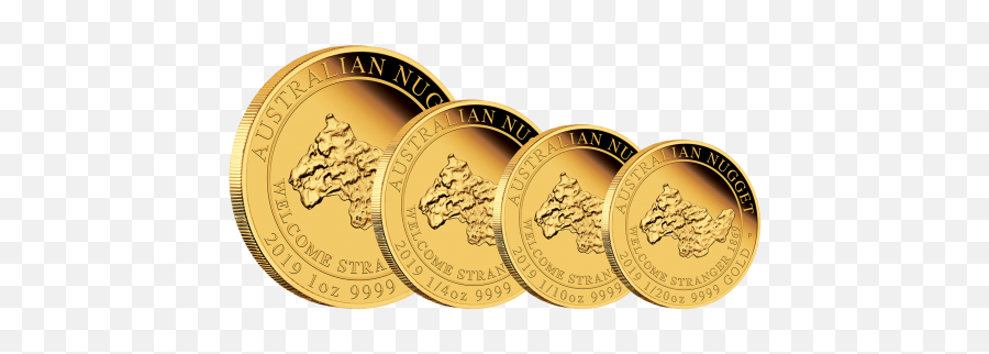 The Australian Gold Nugget - The 4 Coin Set 150th Cash Png,Gold Nugget Png