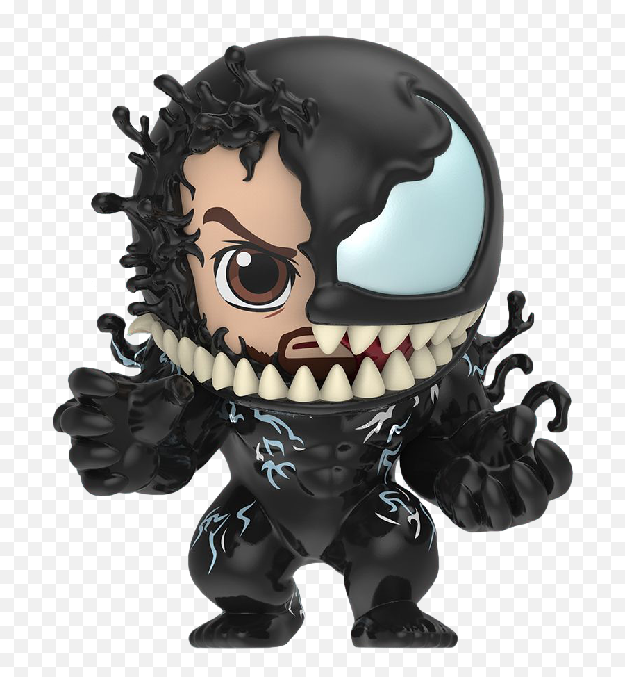 Venom U0026 Eddie Brock Cosbaby 375u201d Hot Toys Bobble - Hot Toys Cosbaby Venom Png,Venom Png