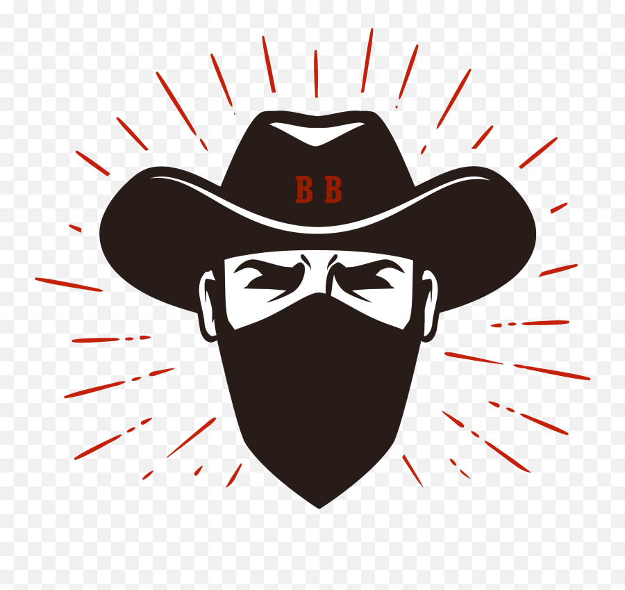 Cowboy Hat Transparent Background Png - Gangster Logo Png,Bandit Png - free  transparent png images 
