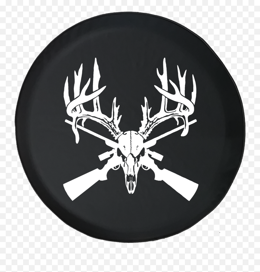 Download Deer Skull Big Rack Crossed - Bow Hunting Deer Skull Decal Png,Deer Skull Png