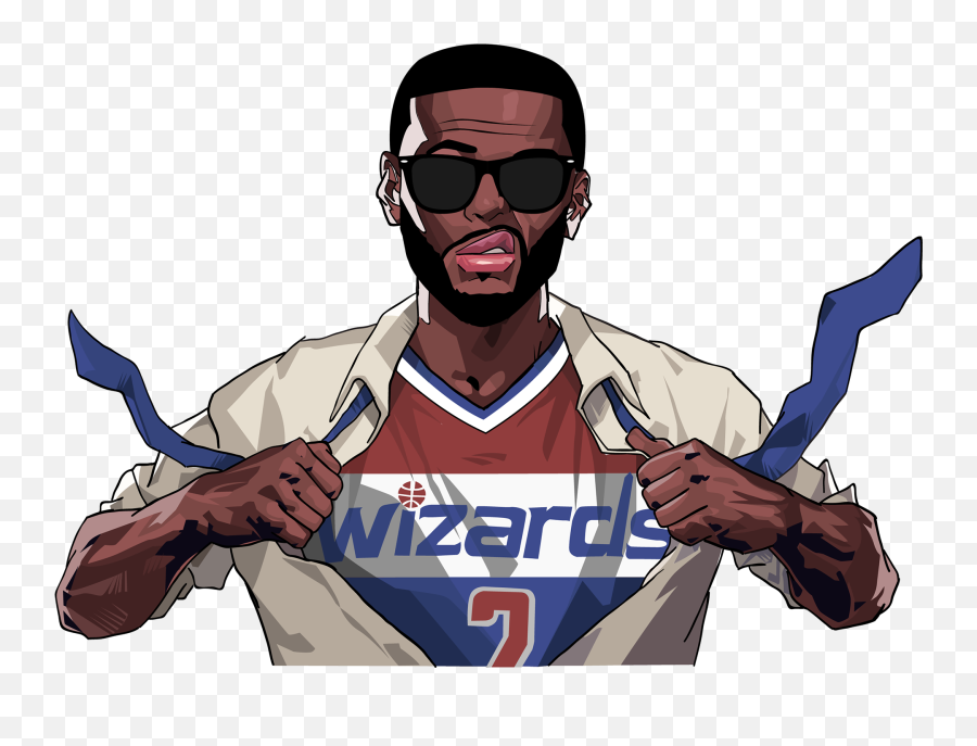 John Wall Superman Vector Illustration - Superman Vector Png,John Wall Png