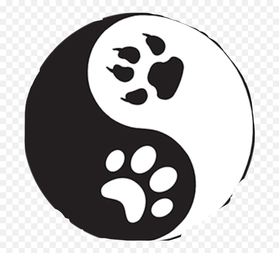 Wolf Paw Png - Wolf Yin And Yang Paw Print 3510002 Vippng Yin Yang Paw Prints,Paw Print Png