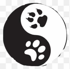 Wolf Paw Png - Wolf Yin And Yang Paw Print 3510002 Vippng Prints