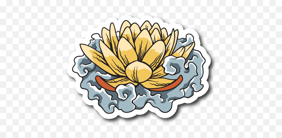 Download Japanese Floral Lilly Pad - Vinyldisorder Japanese Chrysanths Png,Lilly Png