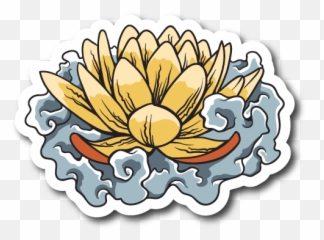 Download Japanese Floral Lilly Pad - Vinyldisorder Japanese Chrysanths Png,Lilly Png