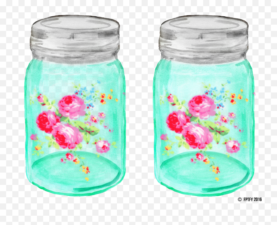 Transparent Mason Jar Clipart - Printable Mason Jar Clipart Png,Jar Png