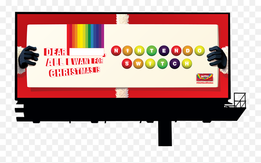 I Got You Skittles - Skittles Christmas Campaign Aus On Skittle Ads On Billboard Png,Skittles Logo