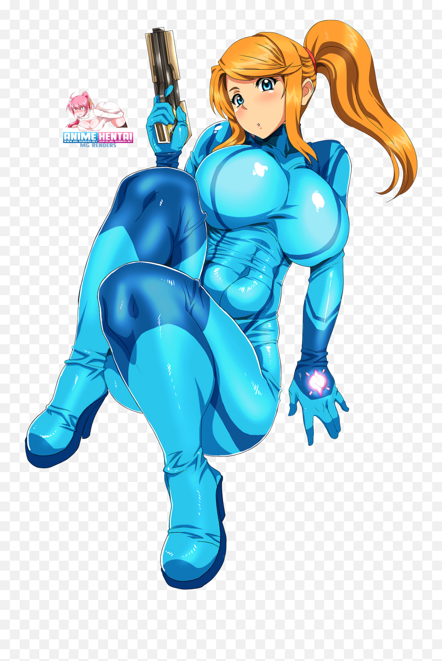 Metroid - Samus Aran Render 3 Anime Png Image Without Cartoon,Samus Aran Png