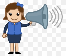 Microphone Clipart Announcement - Cartoon With Speaker Png,Announcement Png