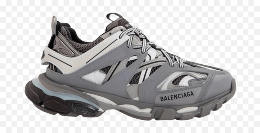 Balenciaga Track Trainer U0027whiteu0027 - Balenciaga 542023 W1gb1 Balenciaga Track Trainer Grey Png,Balenciaga Png