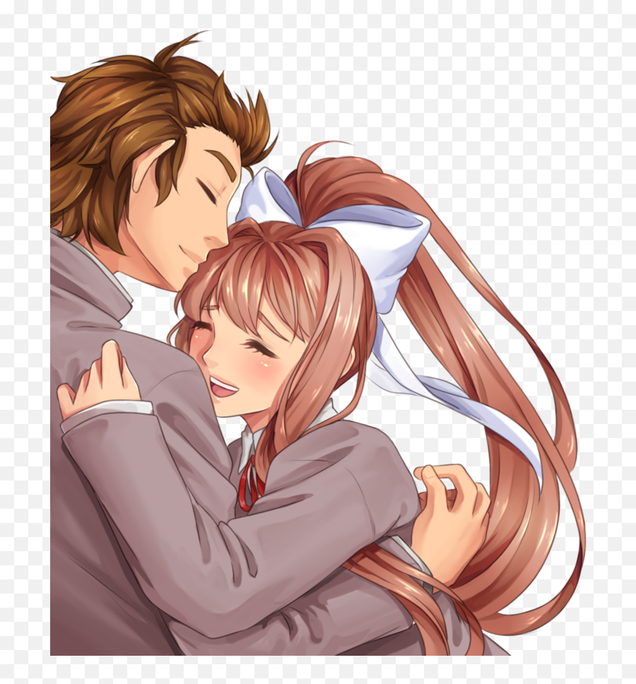 Doki Literature Club Spoilers Page 34 - Ddlc Monika And Mc Fanart Png,Sayori Hanging Png