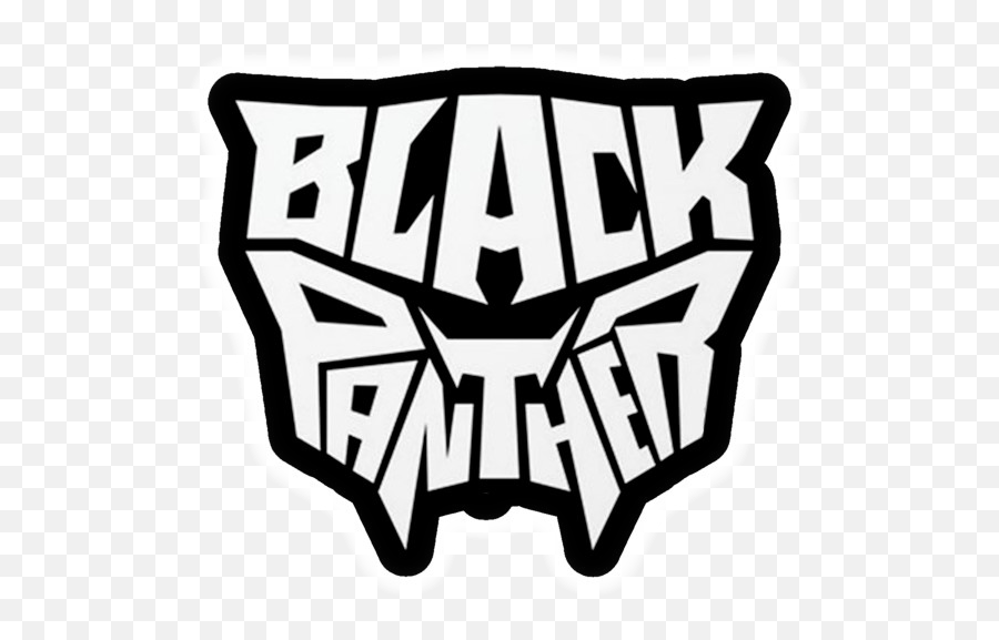 Black - Black Panther Mask Stencil Png,Black Panther Logo