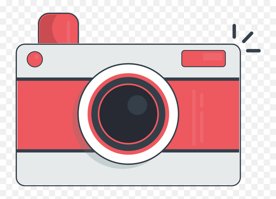 Camera Clipart - Vsco Girl Stickers Png,Camera Clipart Transparent