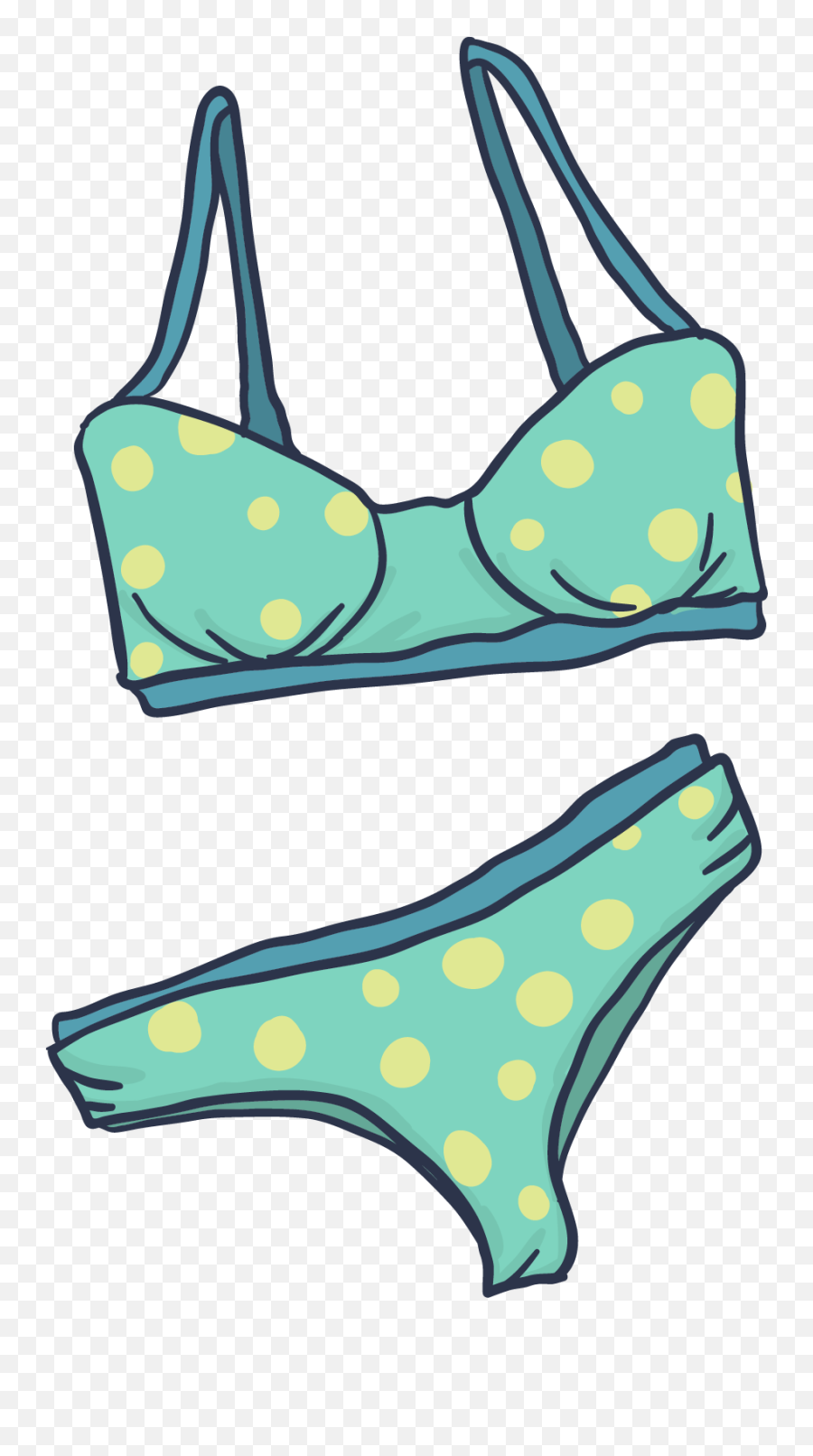 Download Swimsuit Bikini Clip Art - Swimsuit Vector Png,Swimsuit Png