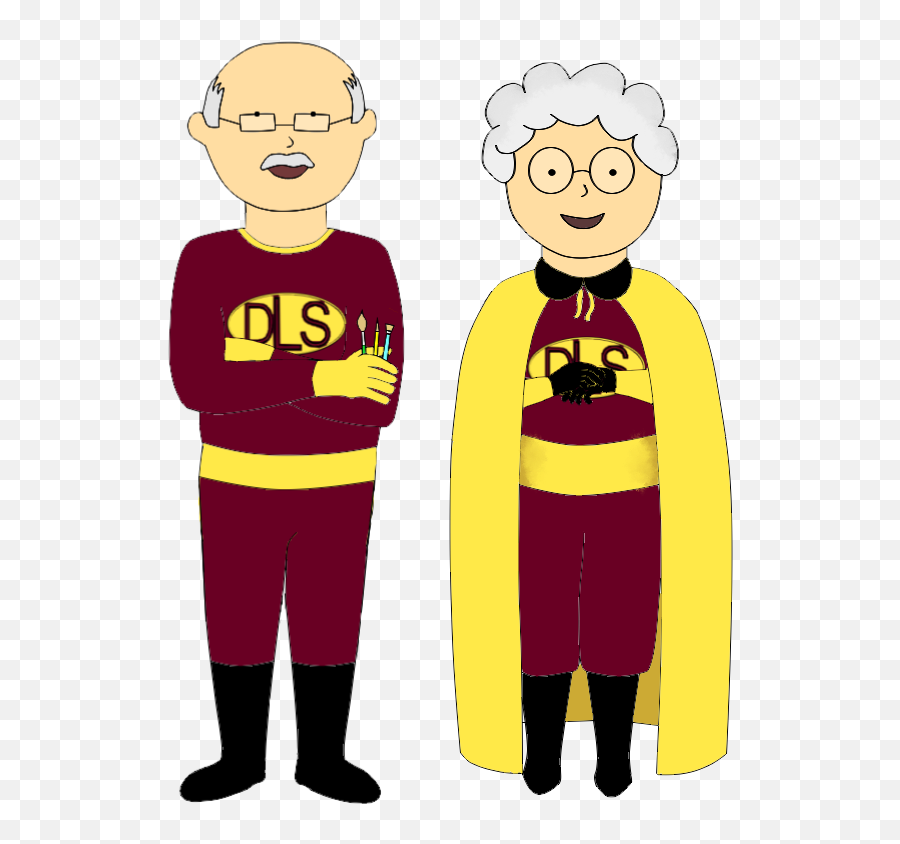 Super Hero Clothes The Grandparents - Cartoon Png,Grandparents Png