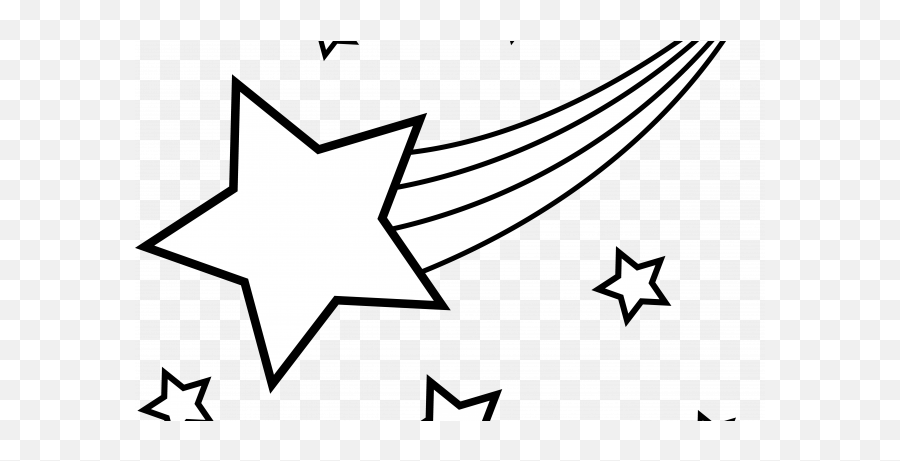 Star Vector Shooting - Black And White Shooting Star Full Cute Star Black And White Clipart Png,Star Vector Png