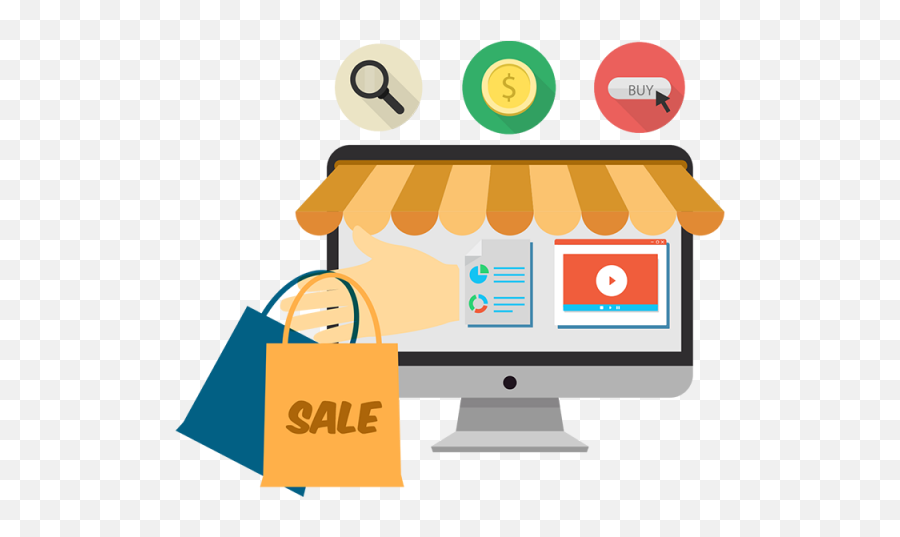 Online Shopping Sale Vector - Shopping Sales Vector Png,Online Shopping Png