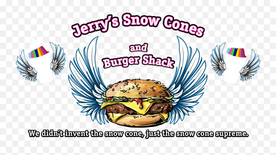 Jerrys Snow Cones - Hamburger Bun Png,Snow Cone Png