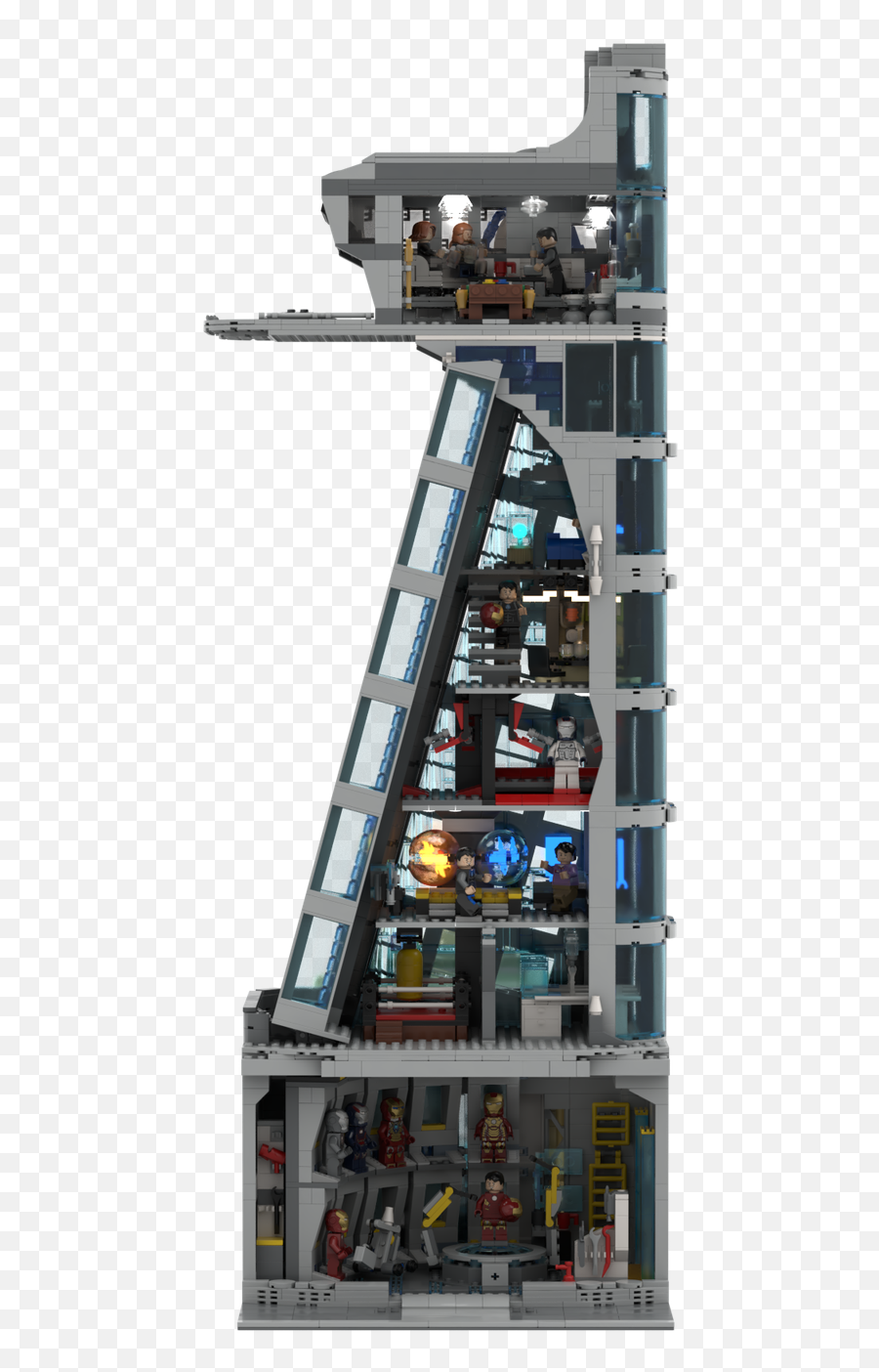 Modular Avengers And Stark Tower - Bricksafe Iron Man Stark Tower Lego Png,Pepper Potts Png
