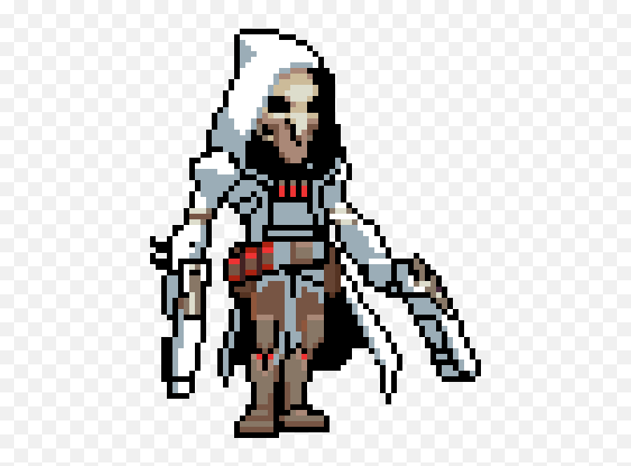 Reaper Wight Pixie Engine - Create Overwatch Reaper Pixel Art Png,Overwatch Logo Pixel Art